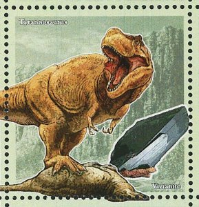 Dinosaur Stamp Prehistoric Animals Pachycephalosaurus S/S MNH #2769-2772