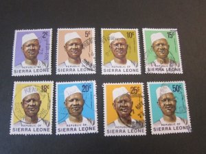 Sierra Leone 1972 Sc 423-5,7-32 FU