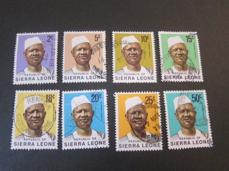 Sierra Leone 1972 Sc 423-5,7-32 FU