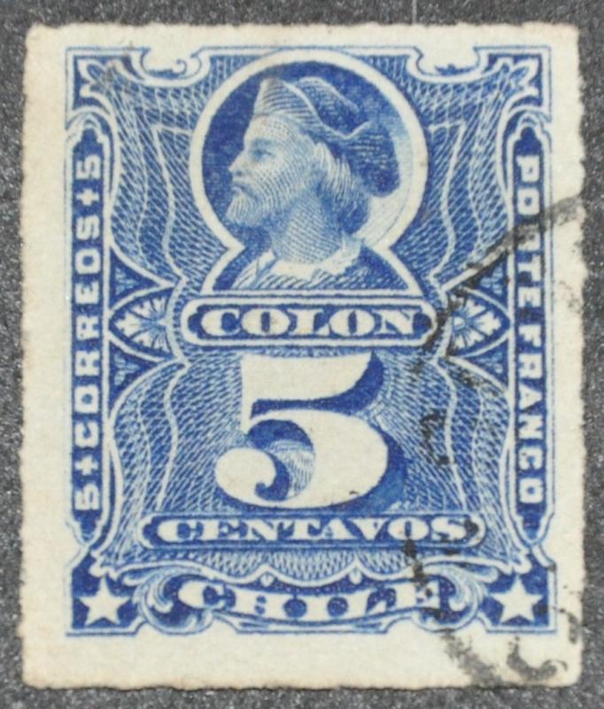 DYNAMITE Stamps: Chile Scott #28 - USED