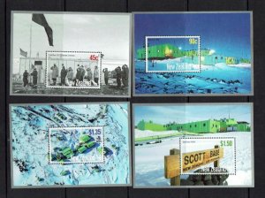 New Zealand: 2007, 50th Anniversary of Scott Base Antarctica,  MNH set of 5 M/S