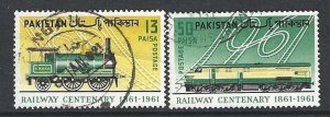 Pakistan 157-158 Used SC:$2.30