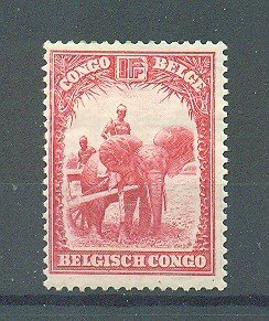 Belgian Congo sc# 147 mh cat value $.30