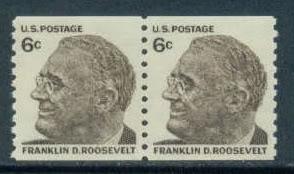 1305 6c Franklin D. Roosevelt Fine MNH Pair