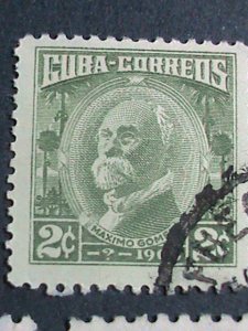​CUBA- 1954-SC#519//528- 11 CUBA FAMOUS PERSONS USED STAMPS-SET-VERY FINE