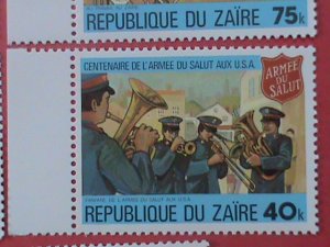 ZAIRE STAMP: 1980-SC#960-7-CENTENARY OF SALVATION ARMY SET OF 8-MNH STAMPS.