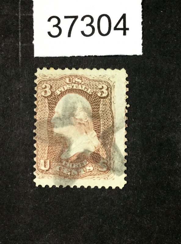 MOMEN: US STAMPS #65 1861 STAR ST-O9 FORT WAYNE,INDIANA  USED LOT #37304