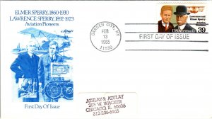 US C114 Sperrys Artmaster Label FDC