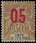 IVORY COAST   #38 MH (1)