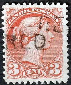 Canada Small Queen #37e  Perf 11.5 x 12,    (255)
