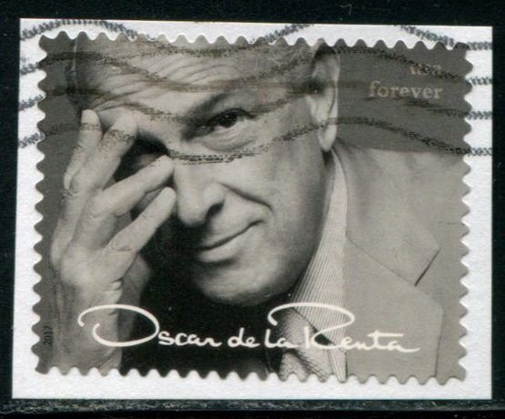 5173a US (49c) Oscar de la Renta SA, used on paper