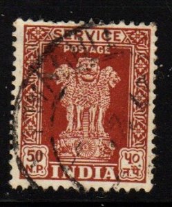 India - #O136 Official (Wmk 196) - Used