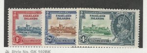 Falkland Islands, Postage Stamp, #77-79 Mint Hinged, 1935, JFZ