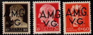 Italy,  Scott 1LN(7A,7B & 8)  MNH** AMG VG  Venezia Giulia stamp set