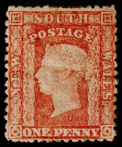 New South Wales Scott 43 (1864) Used F, CV $27.50 M