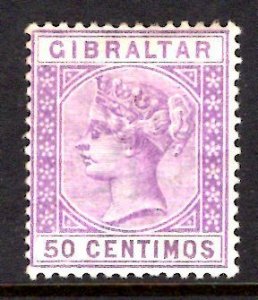 Gibraltar #34, MH, CV $4.25