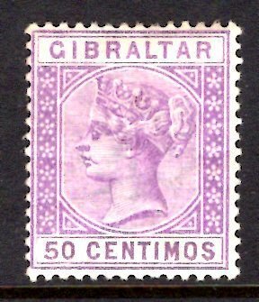 Gibraltar #34, MH, CV $4.25