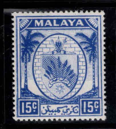 MALAYA Negri Sembilan Scott 48 MH* Coat of Arms stamp