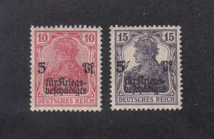 Germany Scott #B1-B2 MH