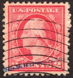 1917, US 2c, Washington, Used, XF, Sc 499