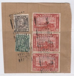 CANADA 1930-31 NICE FRANKING CUT OUT 17894-