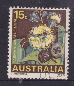 Australia  1968 Floral Emblems Blue Gum, Tas 15c used