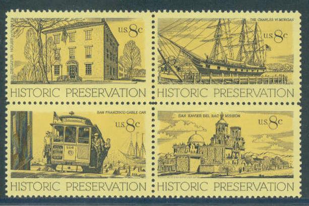 1440-1443 8c Preservation Fine MNH OA0249