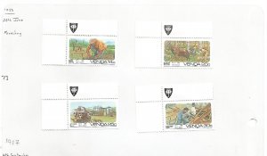 VENDA - 1987 - Forestry - Perf 4v Set - Mint Light Hinged