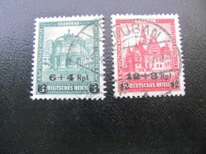 Germany 1932 USED  SC B42-B43  SET XF 28 EUROS (116)