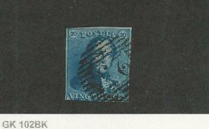 Belgium, Postage Stamp, #2 Used, 1949, JFZ