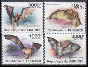 2011 Burundi 2046-48 The bats 9,50 €