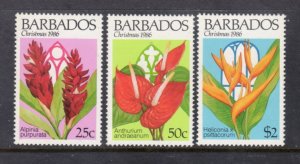 BARBADOS   MNH VF Flowers