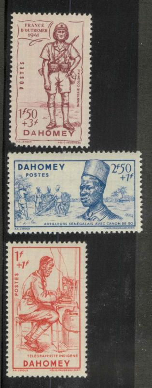 Dahomey B12-B14 Mint VF NH