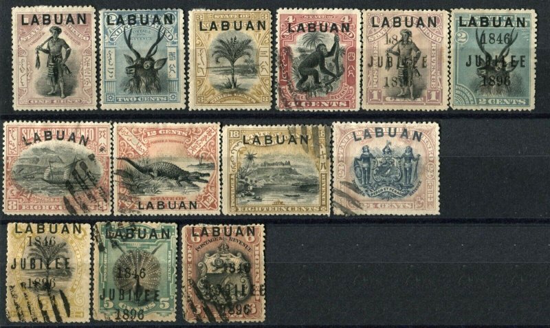 LABUAN Postage British Commonwealth Stamp Collection Used Mint LH