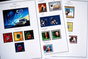 COLOR PRINTED RUSSIA 2017-2020 STAMP ALBUM PAGES (89 illustrated pages)