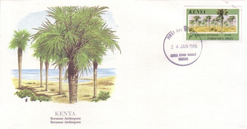 Kenya FDC SC# 360 Borassus Aethiopum Tree L213 
