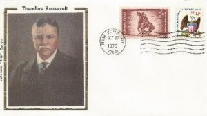 Theodore Roosevelt Birthday Colorano cover 10-27-76 2#