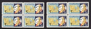 Examples of (#479 Dull) & (#479i Hibrite) MNH - Canada Meteorology / Map cv$11