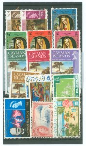 Cayman Islands #203/09/242-45/251-54 Unused Single