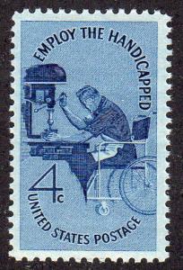 United States 1155 - Mint-NH - Employ the Handicapped