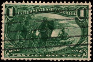 United States #285, Incomplete Set, 1898, Used,  Few Short Perfs