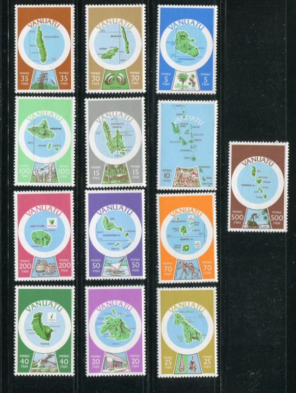 Vanuatu #280-92 Mint