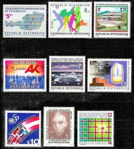 AUSTRIA (149) Diff Better Stamps c1990/2000s ALL Mint Never Hinged 10% of Cat