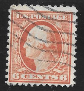 US #336 6c George Washington