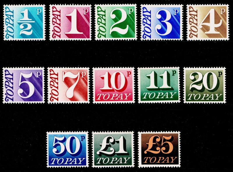 SGD77-D89, COMPLETE SET, NH MINT. Cat £40.