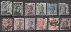 #93,111,98,100,104-05,156 Italy Used