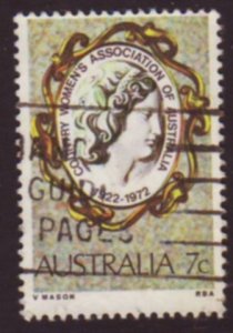 Australia 1972 Sc#518, SG#509 7c CWA Emblem USED.