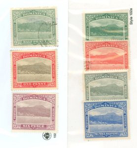 Dominica #35/53 Used Multiple