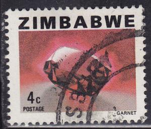 Zimbabwe 416 USED 1980 Garnet