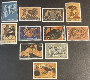 GREECE # 972-982-MINT/NEVER HINGED---COMPLETE SET---1970